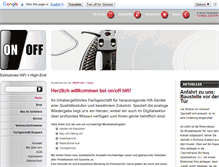 Tablet Screenshot of on-off-hifi.de